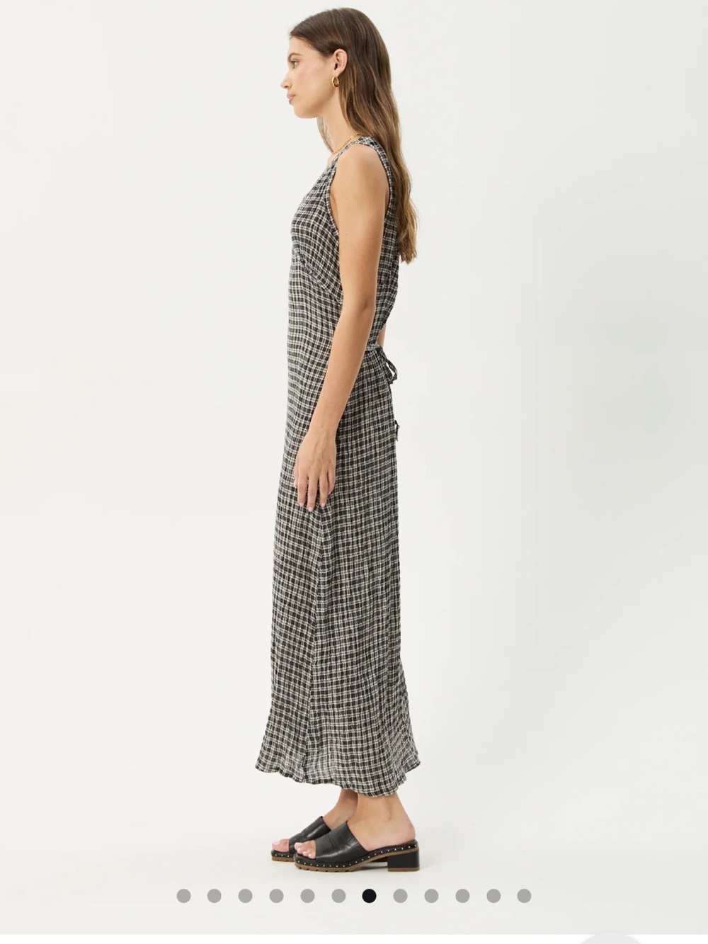Afends Tully Seersucker Maxi Dress - Picture 3 of 8